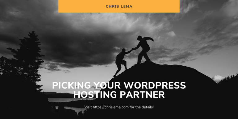 Picking Your WordPress Hosting Partner