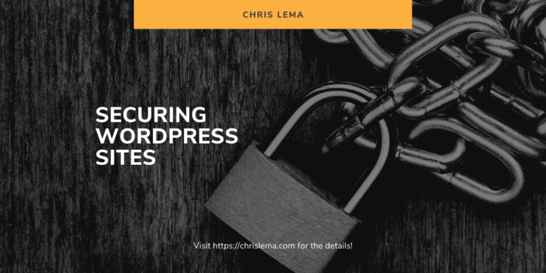 Securing WordPress Sites