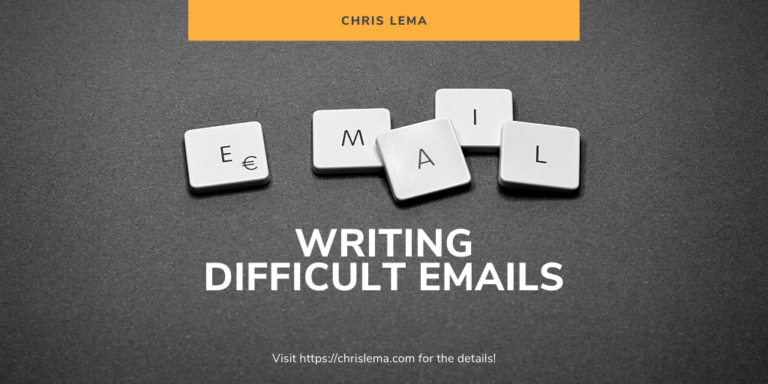 Writing Difficult Emails