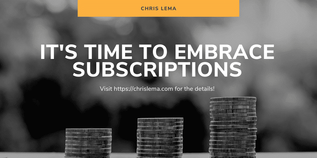 subscription business model title image