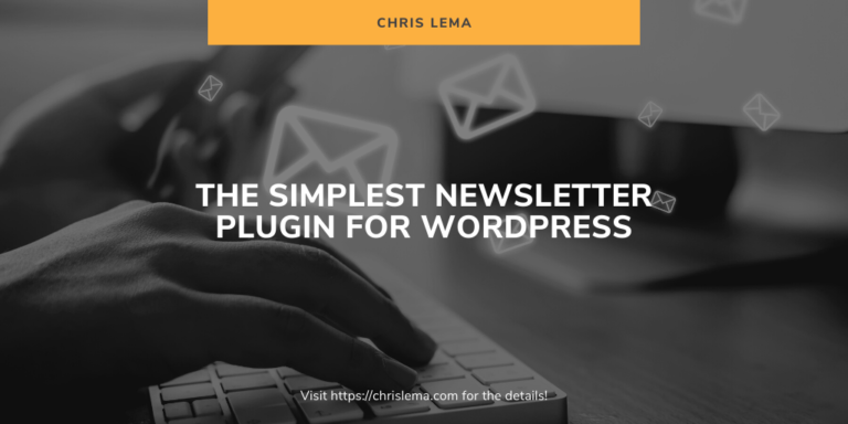 The Simplest Newsletter Plugin for WordPress