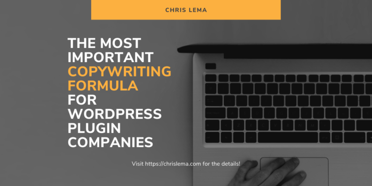 The Most Important Copywriting Formula for WordPress Plugin Companies