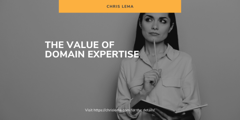 The Value of Domain Expertise