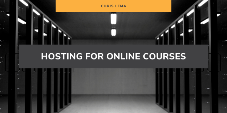 Hosting for Online Courses