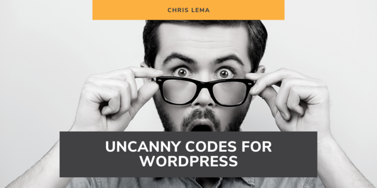 Uncanny Codes for WordPress