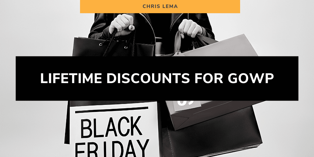 Lifetime Discounts for GoWP