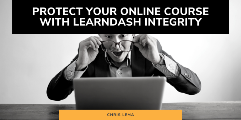 Protect your online course with LearnDash integrity